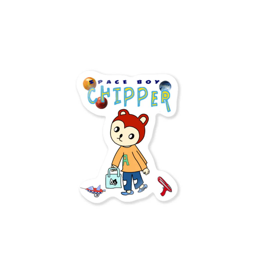 CHIPPERS SHOPのCHIPPERくん ステッカー