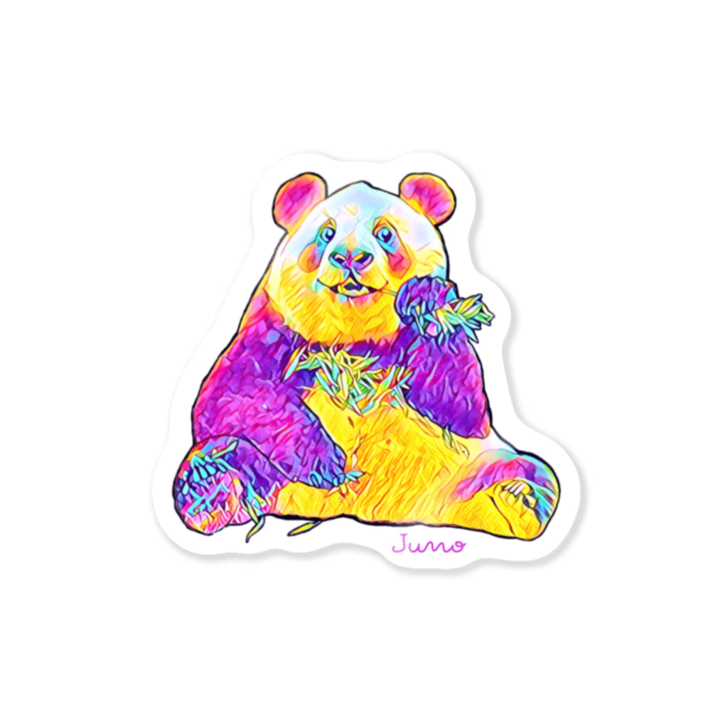 ジュノの秘密のアトリエのパンダ／Juno Sticker