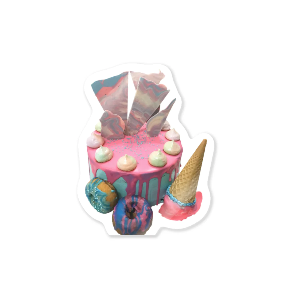 T's Sweets Factoryのpopcake ステッカー