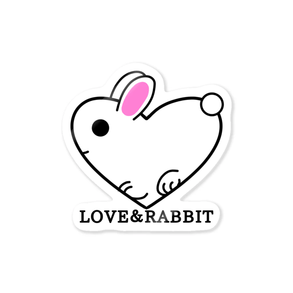 kazeou（風王）のLOVE＆RABBIT Sticker