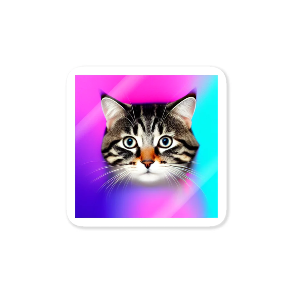 popart_catsのpopcat_justice Sticker