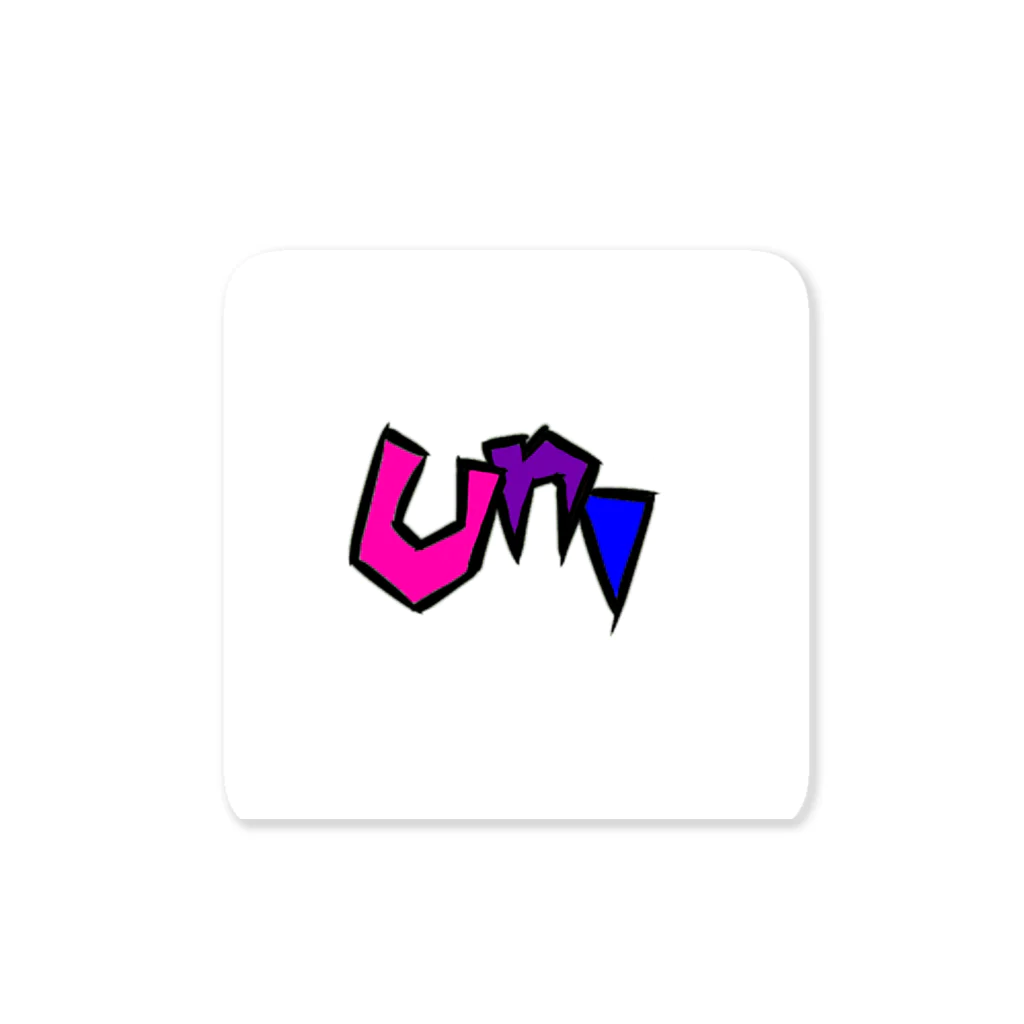 maomao98の白uni Sticker