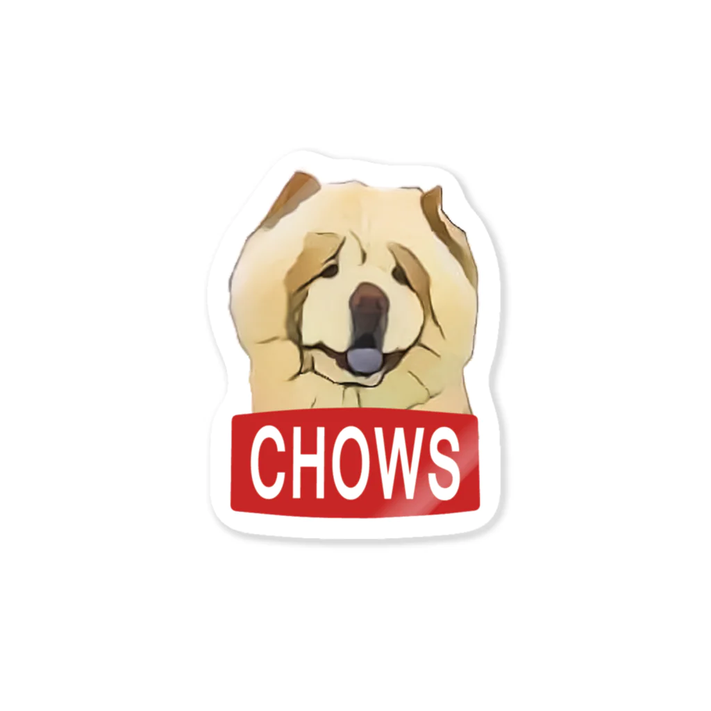 【CHOWS】チャウスの【CHOWS】チャウス ステッカー