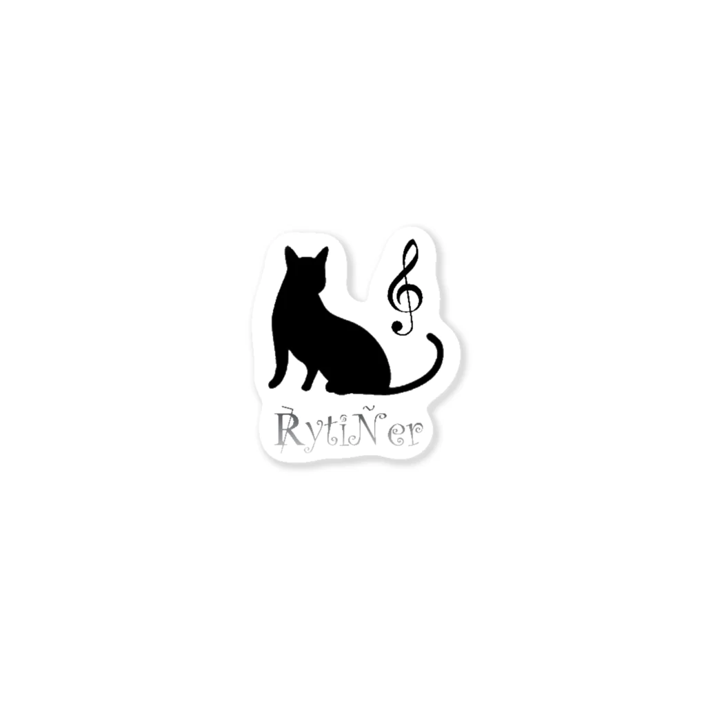 RytiNerのmusic cat Sticker