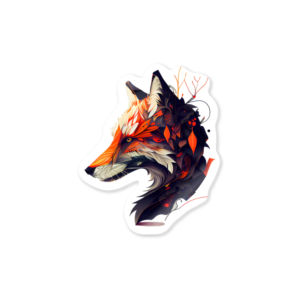 Yexlの狐 Sticker