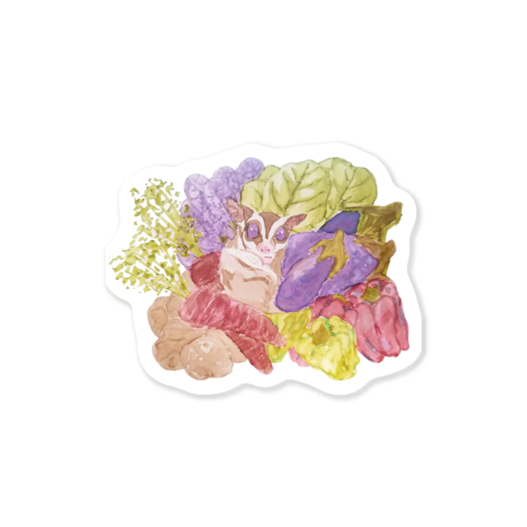 chiro's storeのフクロモモンガVer.8 Sticker