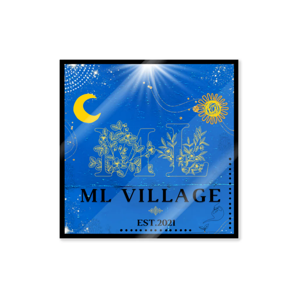 松田悟志のアートな小部屋のML VILLAGE Sticker