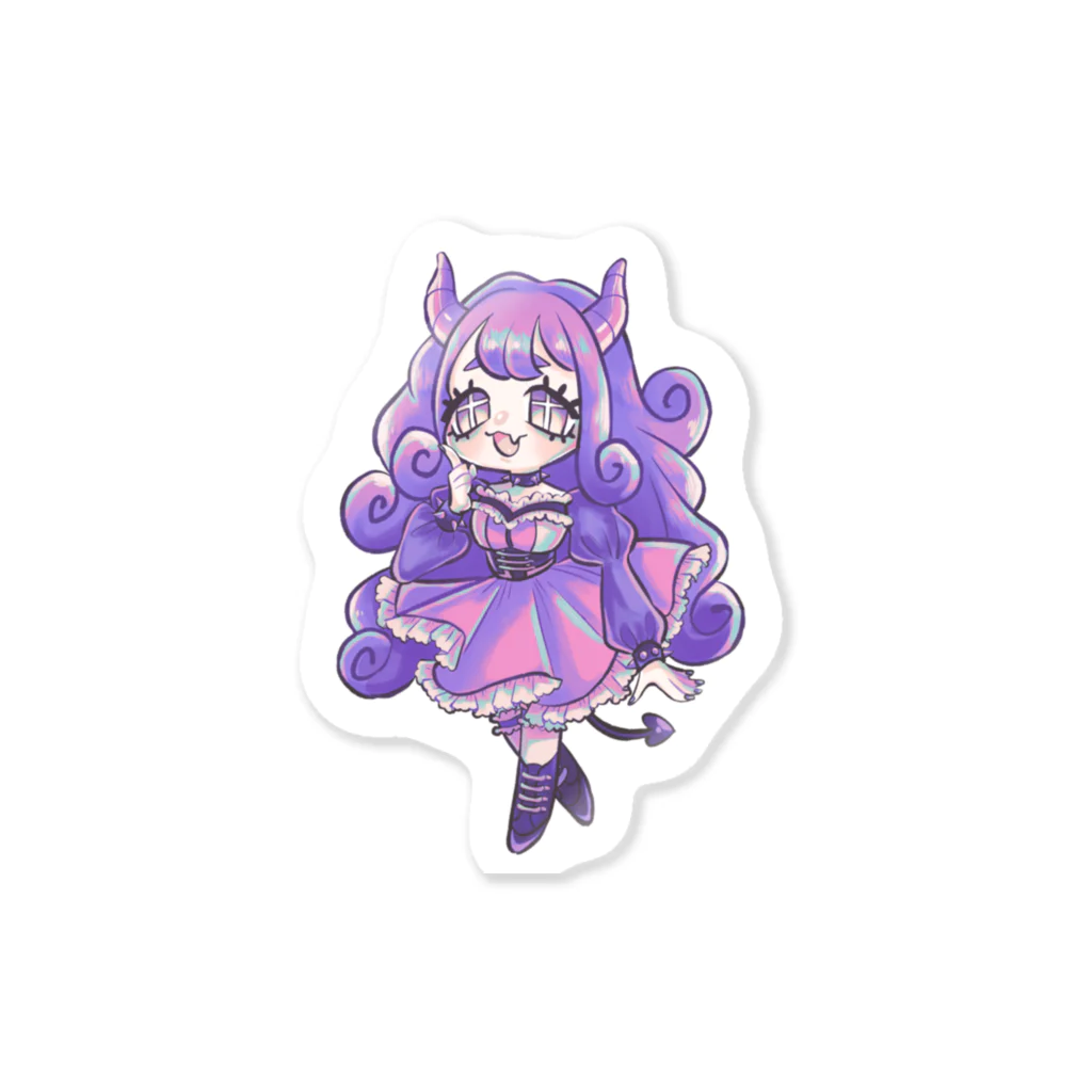 さるのこしかけの小悪魔あく美ちゃんver.2 Sticker