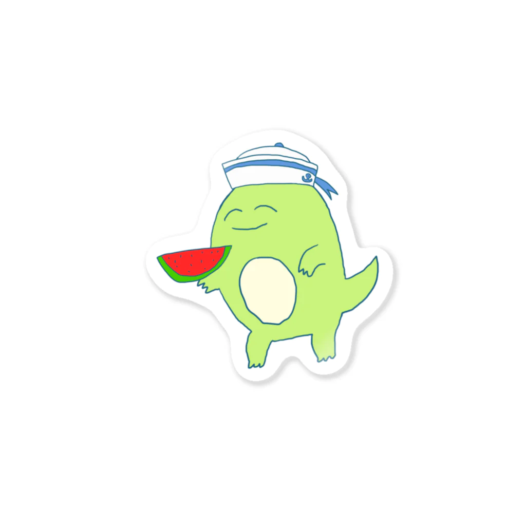 影戸🍉のトカゲ夏バージョン Sticker