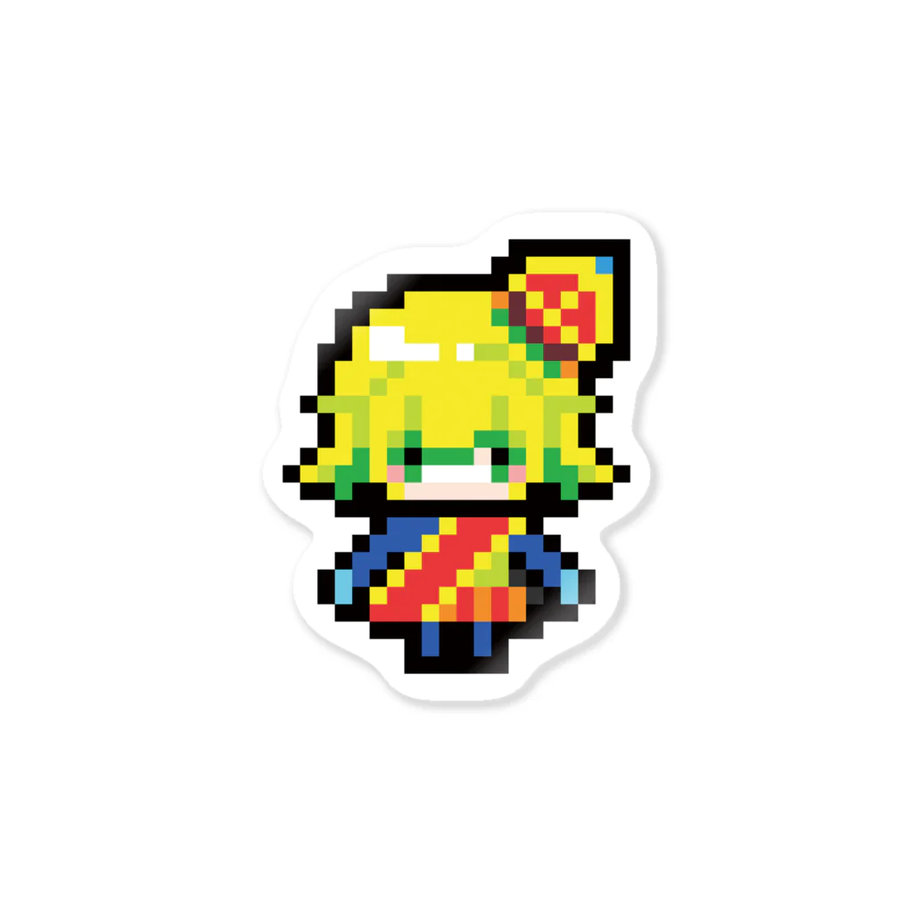 ぱるまな倶楽部のドット絵物語♡人魚姫 王子ちゃんver. ステッカー