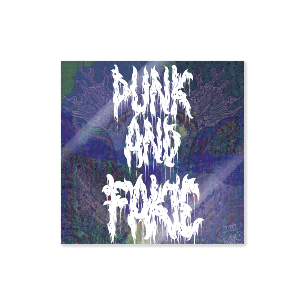 PUNN4NDFAKIEのpunk4ndfakie series#4 ステッカー