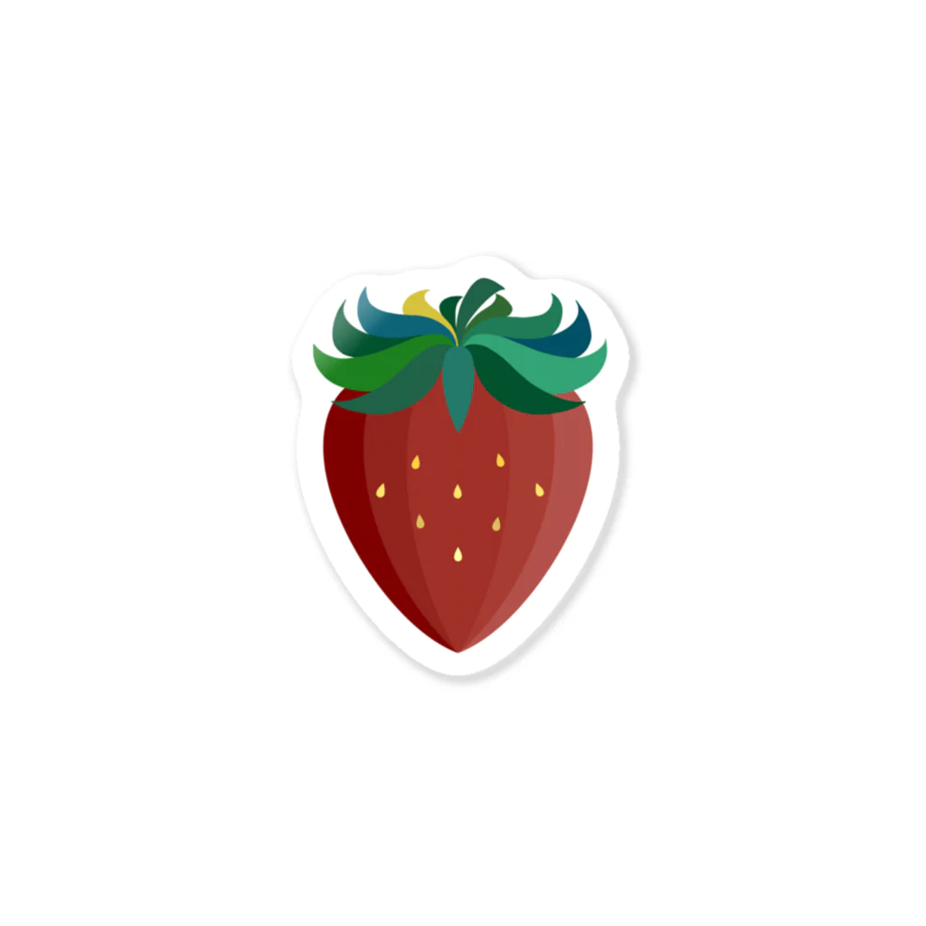 あびるるるのデザイン屋さんの🍓るるるのいちご -Ichigo-🍓 Sticker