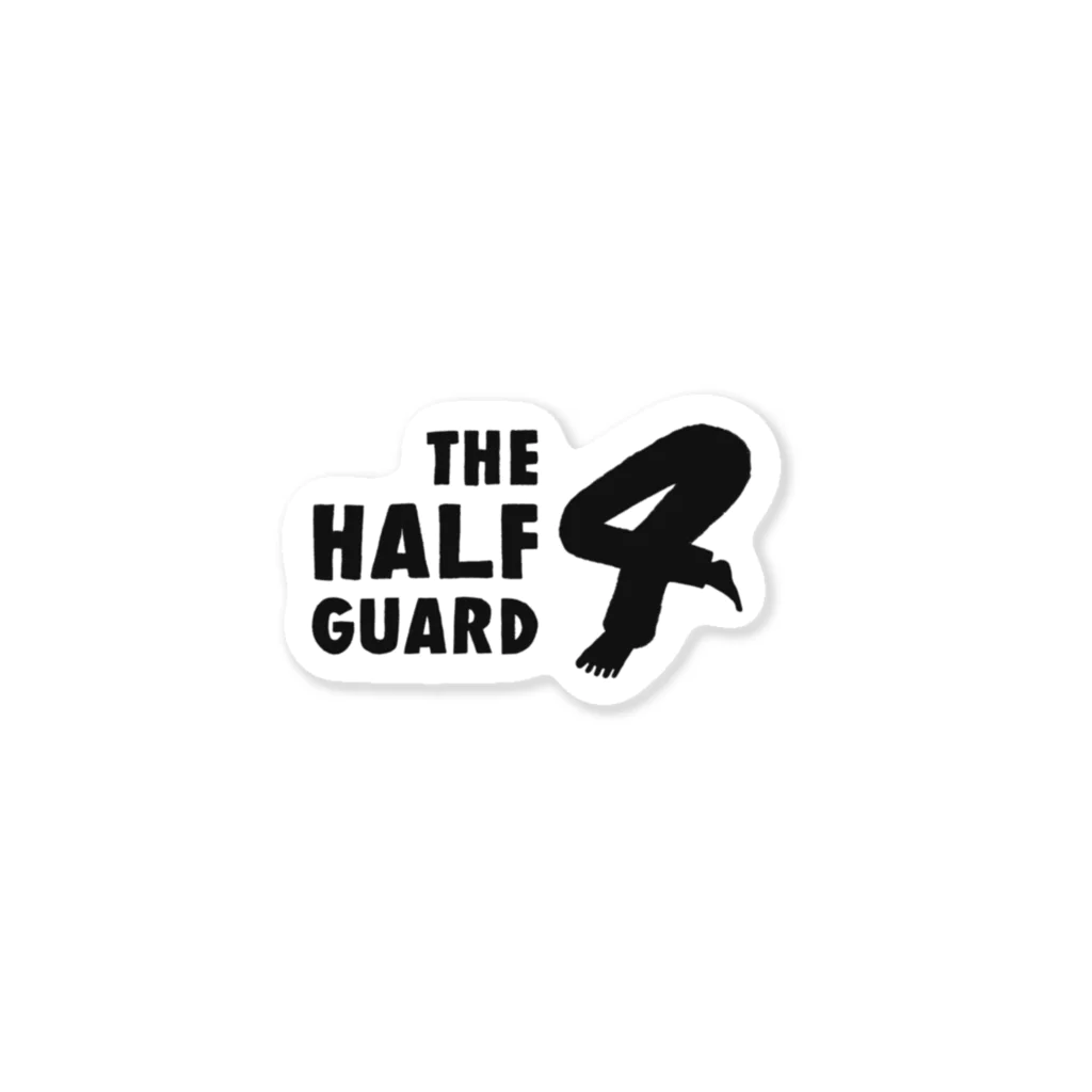 柔術イラストレーションのTHE HALF GUARD Sticker