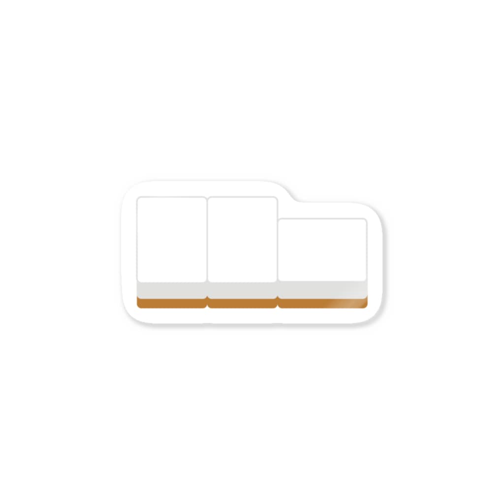 キッズモード某の右から白ポン ( 麻雀グッズ ) Sticker