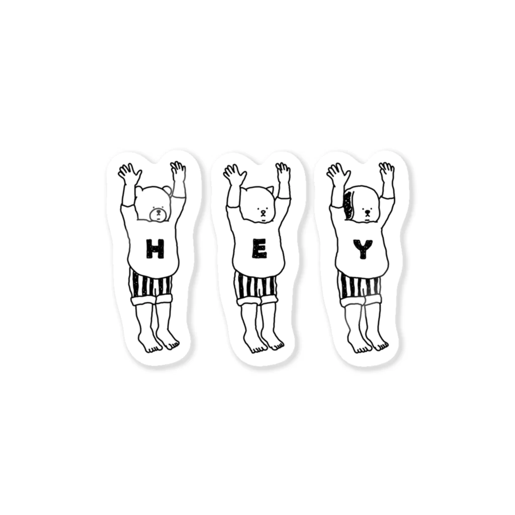 YUICHI design shopのHEY ステッカー