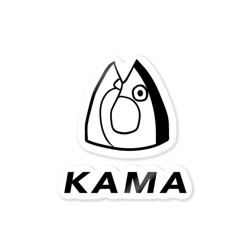 TeaKeyのKAMA ステッカー