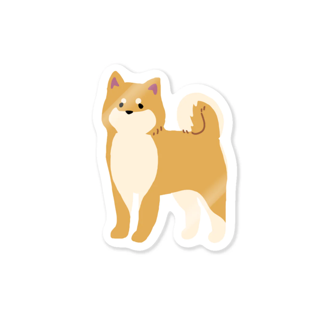 Kotetsu diary(SUZURI店)のゆるゆる柴犬 Sticker