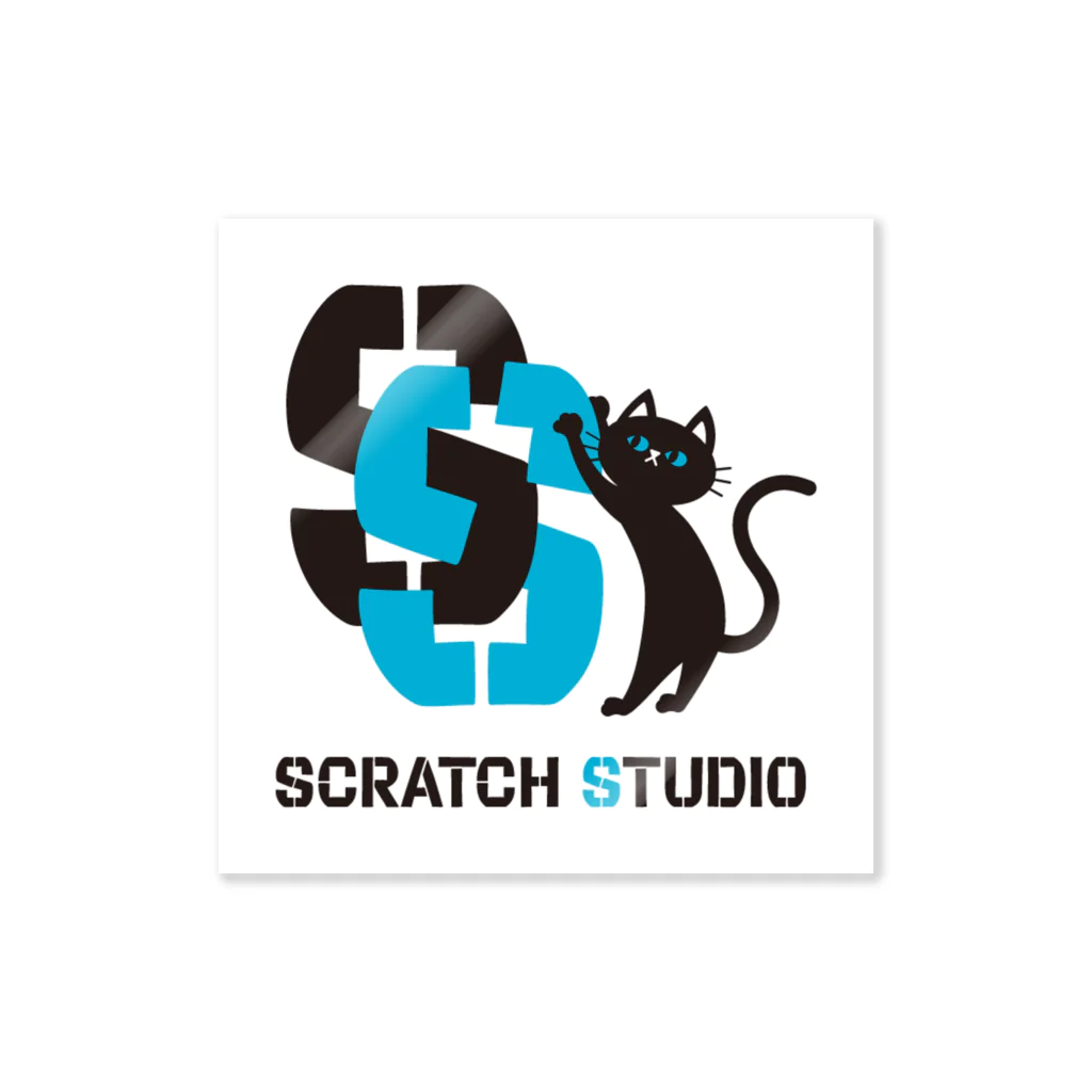 【公式】SCRATCH STUDIO -GOODS SHOP-のSCRATCH STUDIO ロゴステッカー（No.1） Sticker