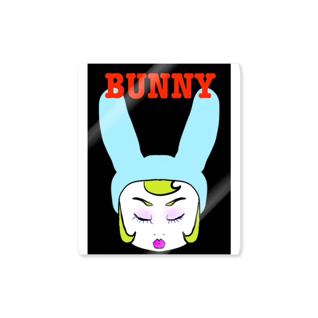 mamo〜のBunny girl ステッカー