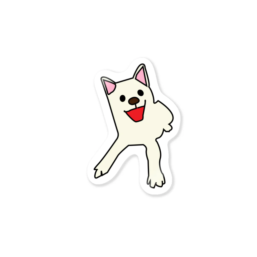 Butterfly_Under_Flapsの犬 Sticker