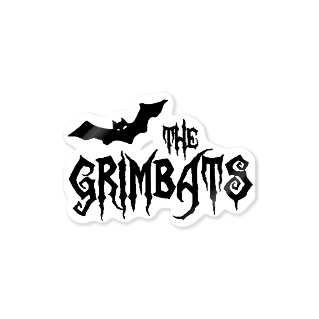 GRIMWORKSのGRIMBATS logo-1 Black ステッカー