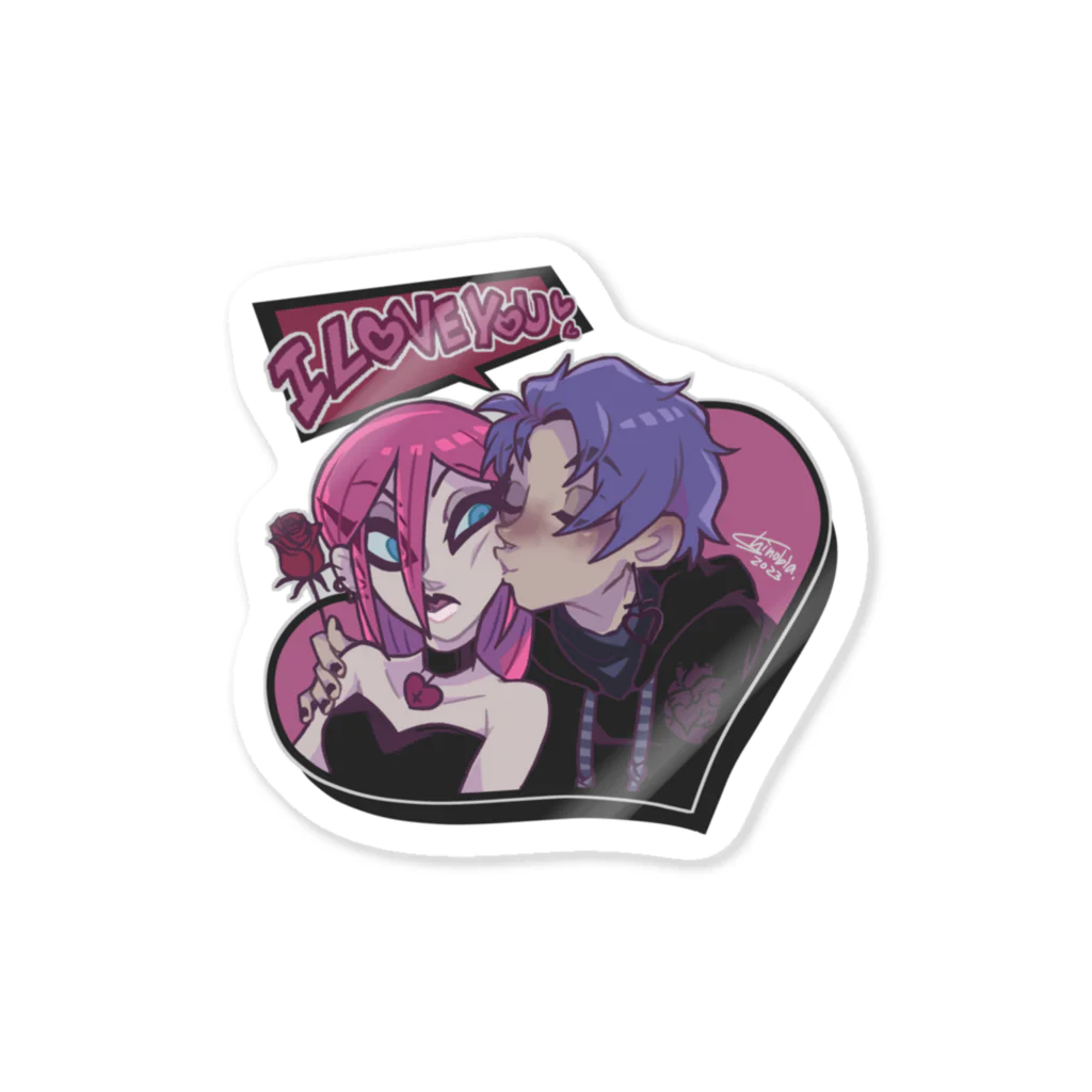 Shinobia.marketの【TEEN5DEMONS】トラヴィス♡アデル Sticker