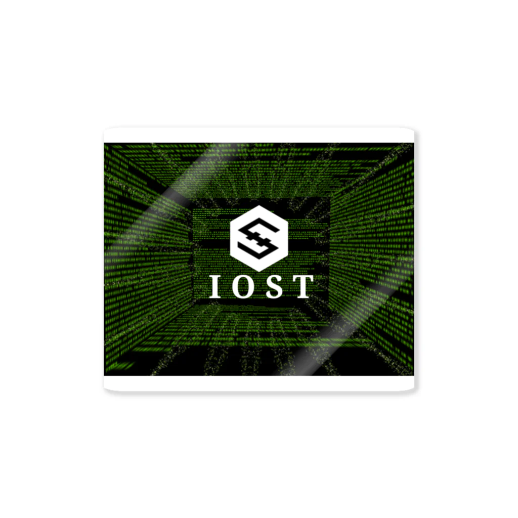 IOST_Supporter_CharityのIOSTステッカー【ホワイトペーパー】 Sticker