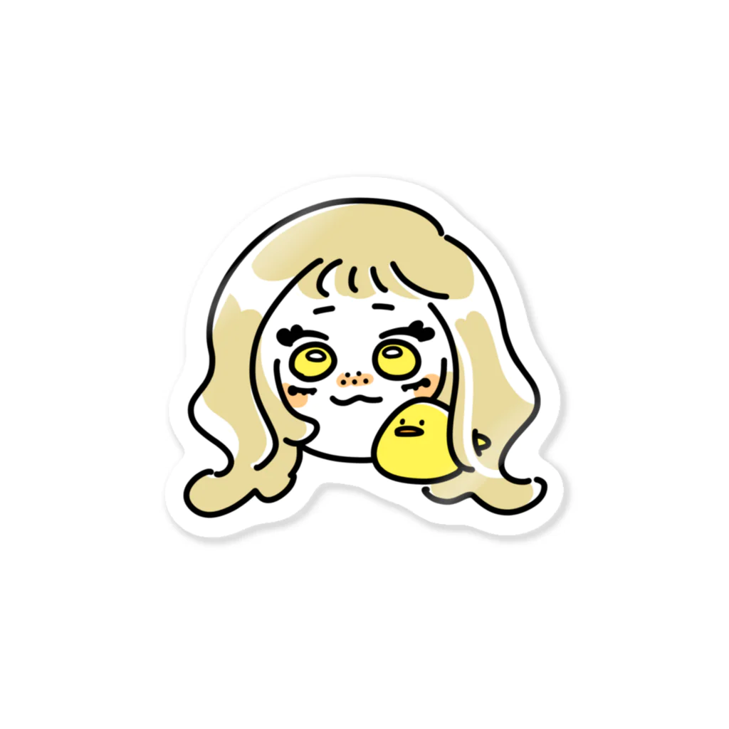 シャケのおみせやさん🐤🐟のひよこといっしょ Sticker