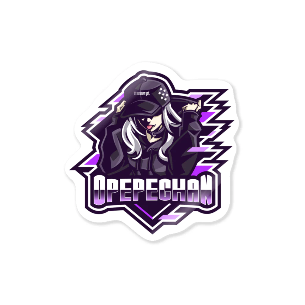 OPEPECHAN@Twitch💜のOPEPECHAN 　official☆goods Sticker