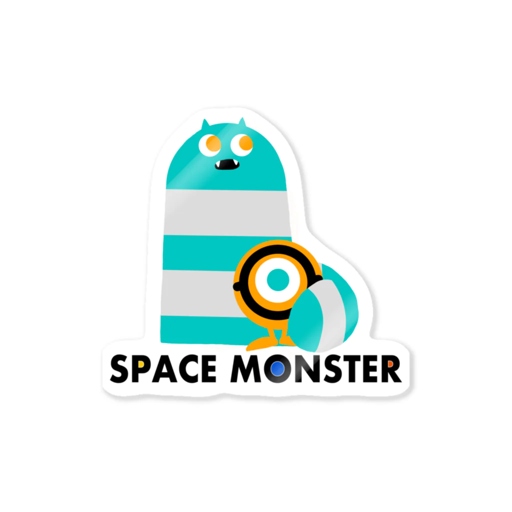 大曾根のSpaceMonster ソムンとナナ Sticker