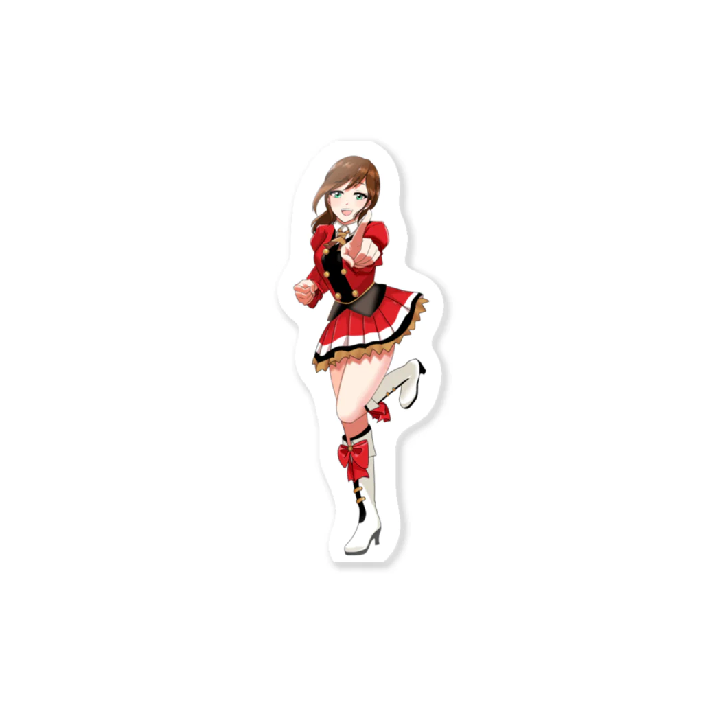 江戸川 media lab FAN SHOPのアイドルくぅ Sticker