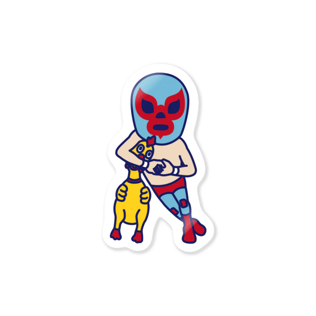 LUCHAのAAAAAHHH! Sticker