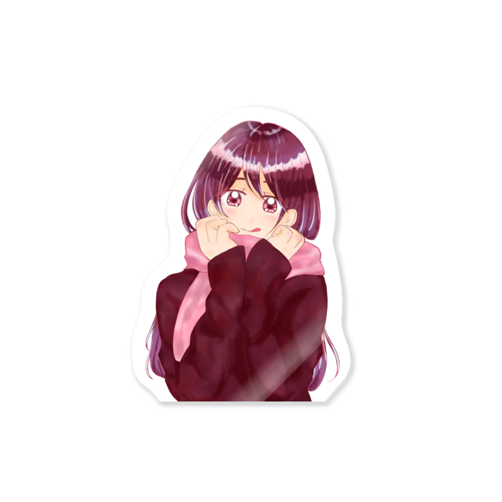 iroha-otoの寒い日のあの子 Sticker