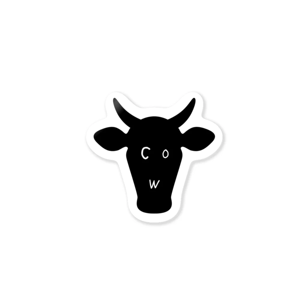 酪農家の嫁のcow Sticker