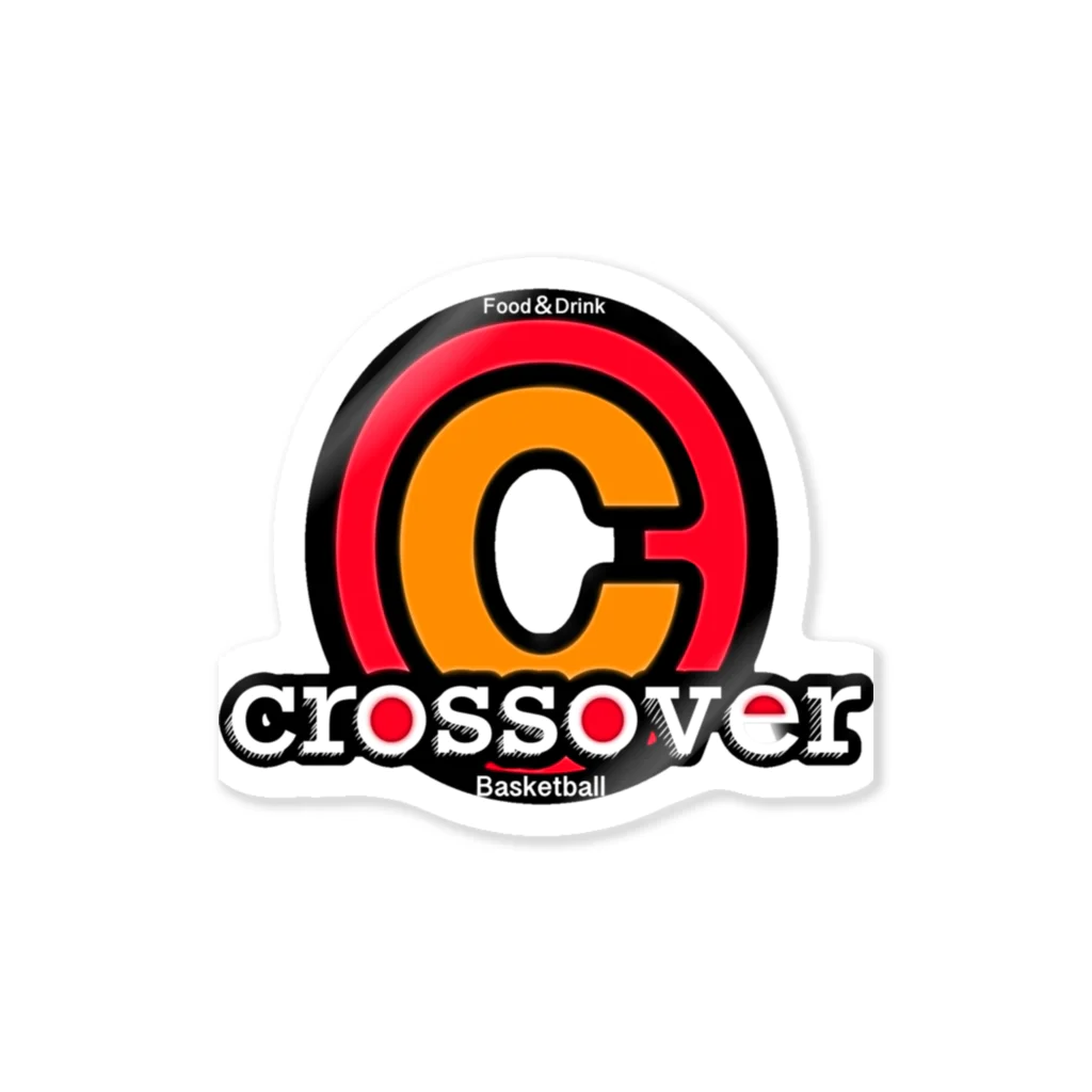 crossoのcrossoverロゴイチ ステッカー