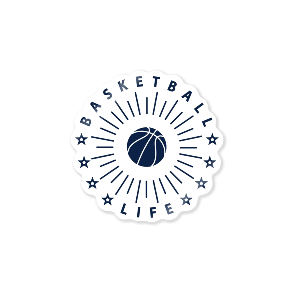 sports_tower スポーツタワーのバスケットボール・奇跡・衝撃のシュート・BASKETBALL・デザイン・グッズ・かっこいい・かわいい・バスケ男子・バスケ女子・有力・確実・有望・部活・チームT・バスケ部・応援 Sticker