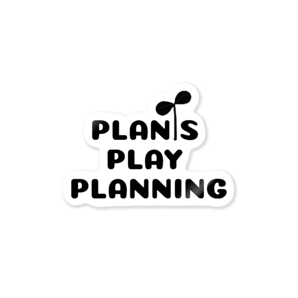 PLANTS PLAY  PLANNINGのPLANTSPLAY PLANNING ステッカー