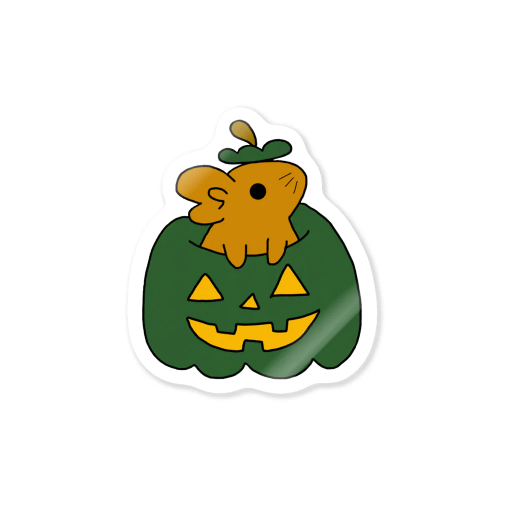 mamemimumoのハロウィーン🎃デグー Sticker