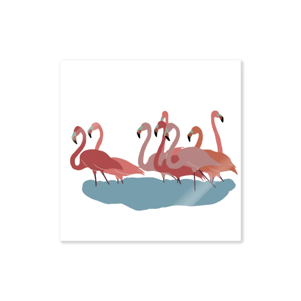 ayanoのFLAMINGO Sticker