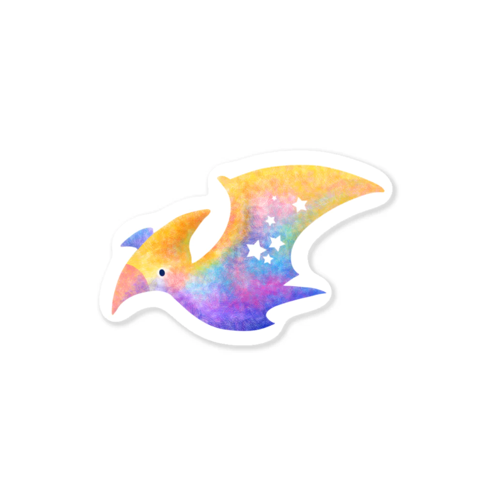 Hoshikuzooのプテラノドン〜星空博物館〜 Sticker