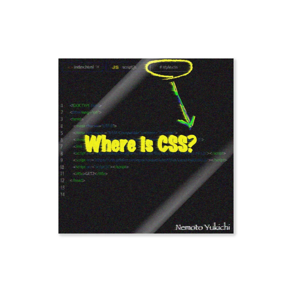 Lips__9のLips -Special collection- "Where is CSS?" ステッカー