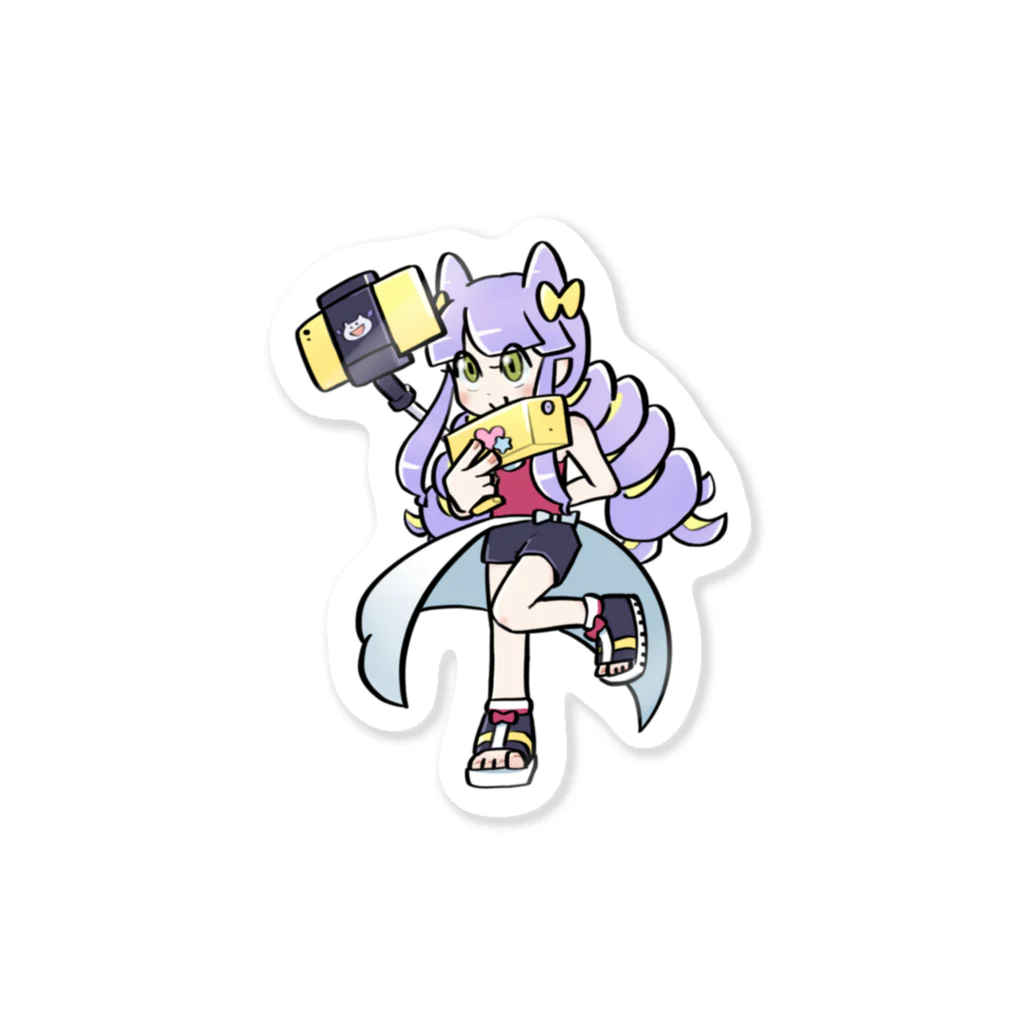 よなよなこうもりのシューターよなこちゃん2 Sticker