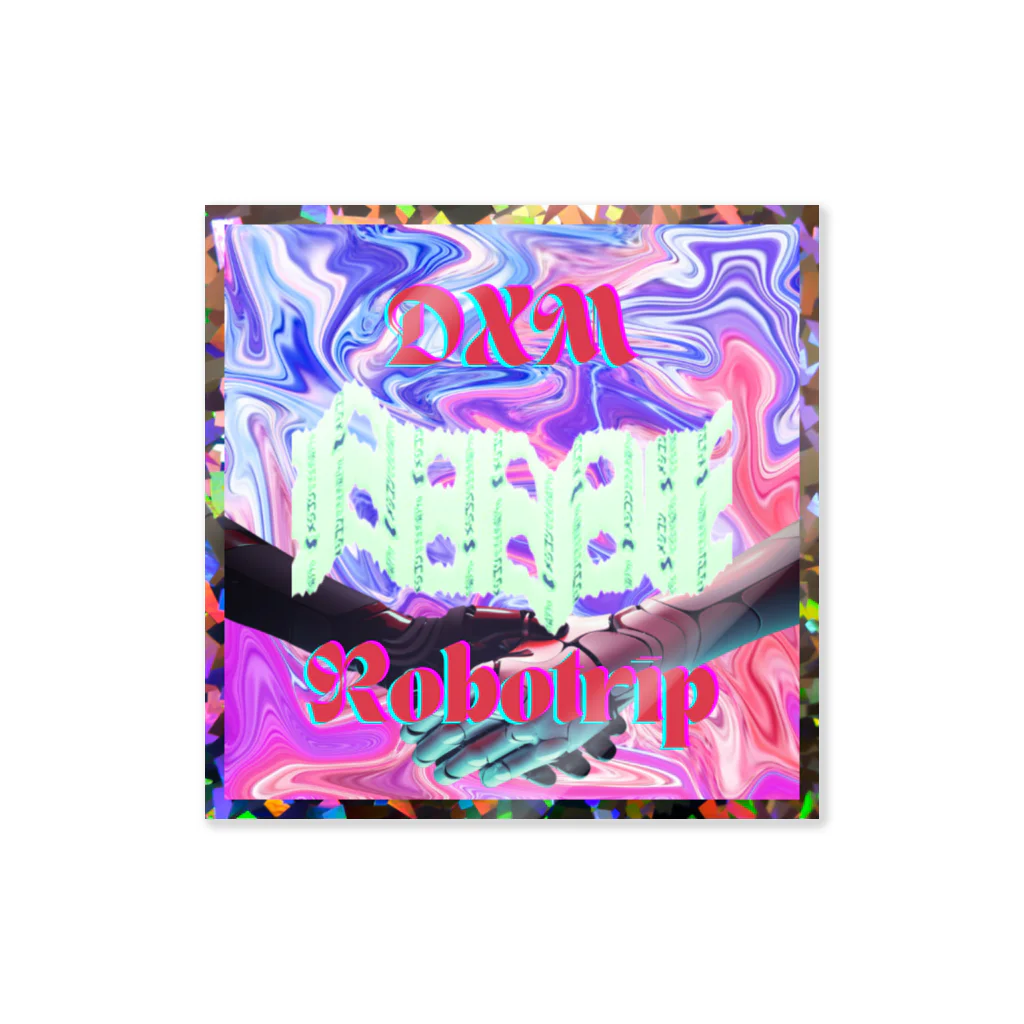 Modern PsychedelicのDXMキーホルダー Sticker