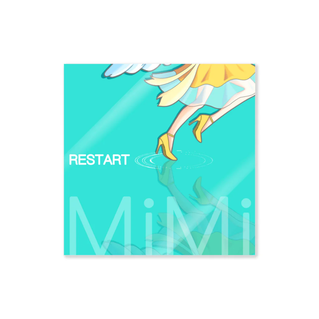 MiMiのグッズやさんのRESTARTグッズ ステッカー