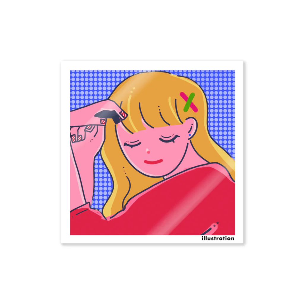 文のゆる女子 Sticker