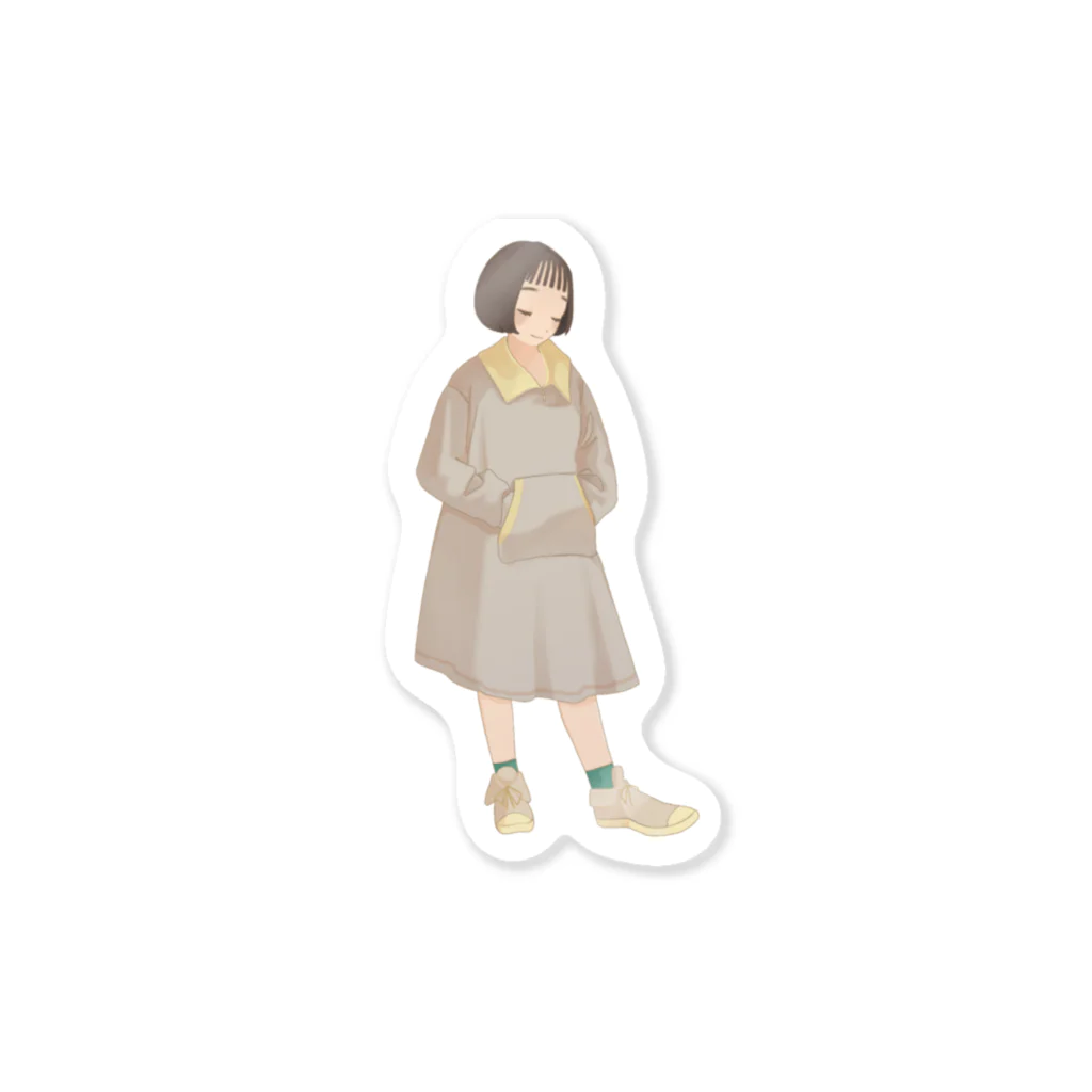 ひなしゅしゅのひなしゅしゅのワンピース Sticker