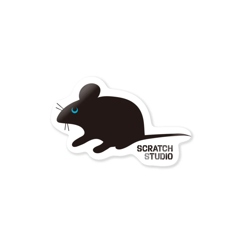 【公式】SCRATCH STUDIO -GOODS SHOP-のSCRATCH STUDIO『マウス』ステッカー（original） Sticker