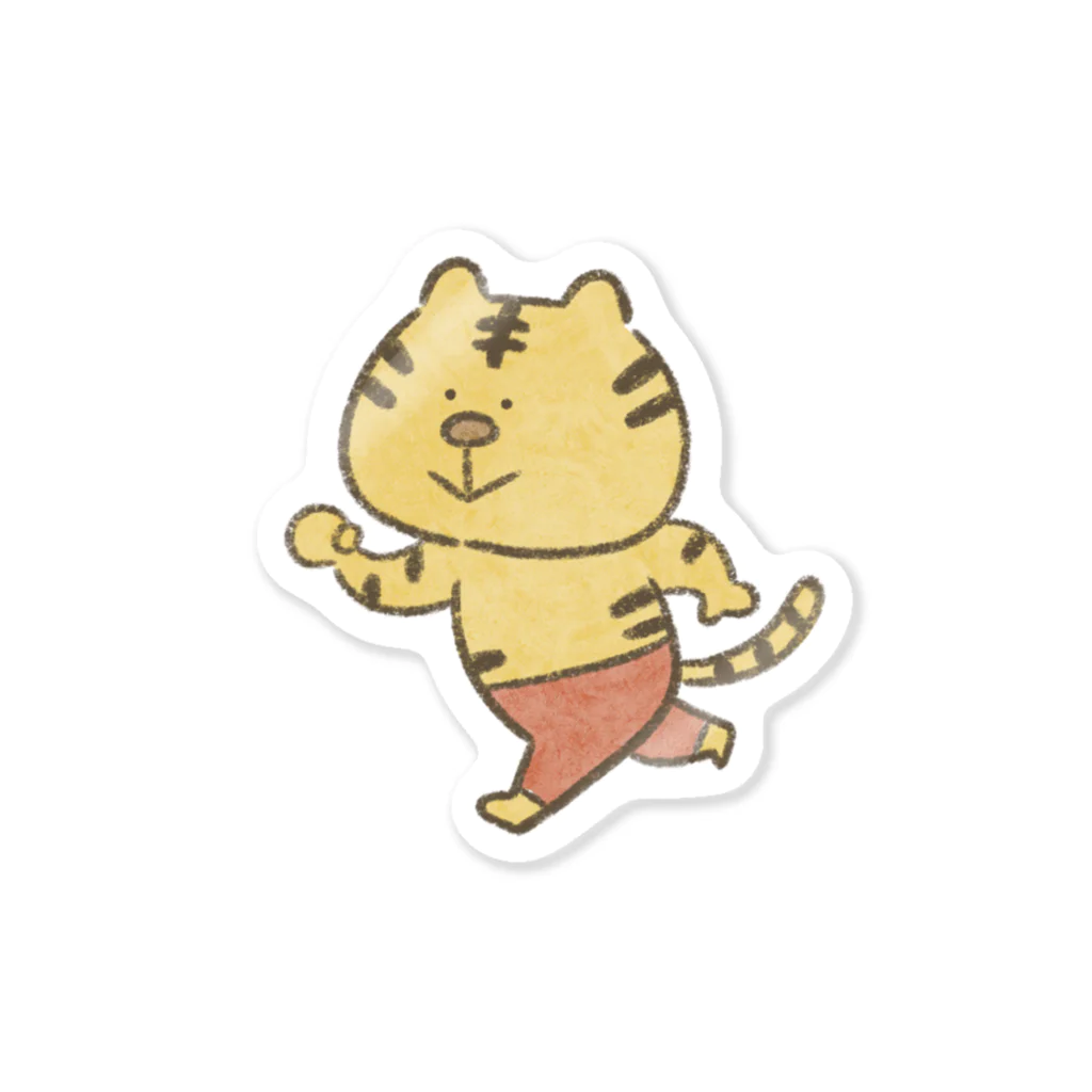 ジャブノオウチのとらくん ステッカー Sticker