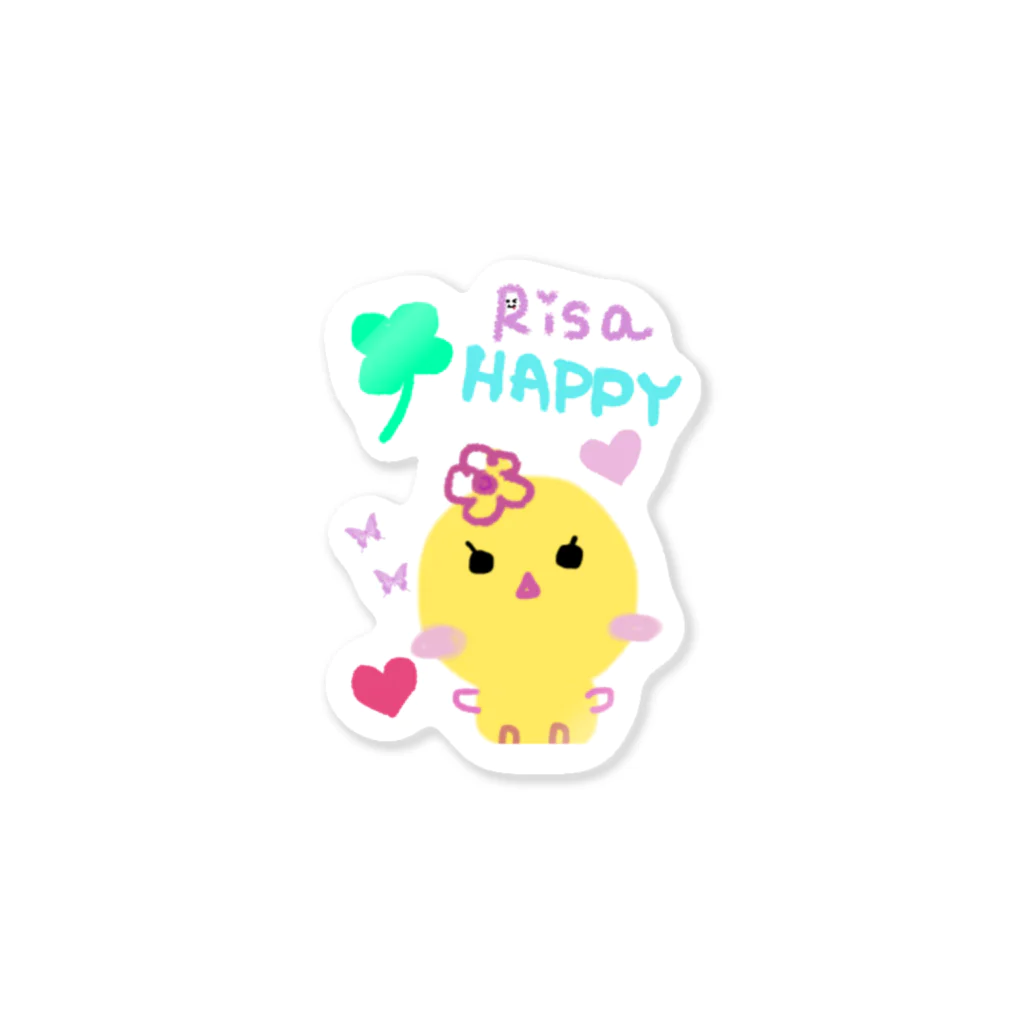 RdCaliinのHAPPYひよこたん(りささん用) Sticker