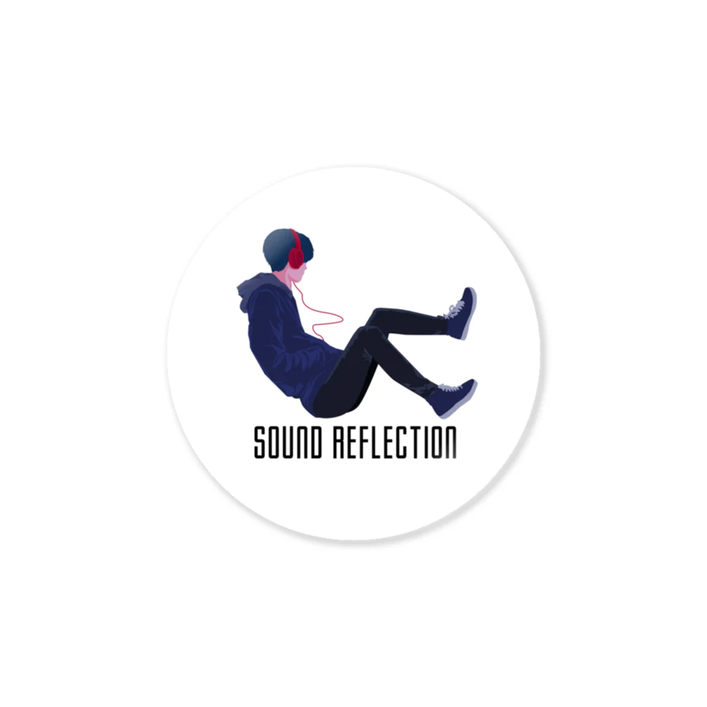 杜若 Tojaku｜Sound ReflectionのSound Reflection | AQUARIUM-Boy Sticker